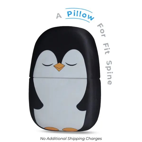 napEazy Qtee Penguin- Perfect Travel Pillow