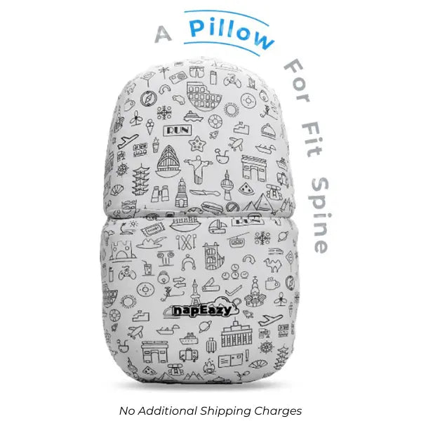 napEazy Travel Doodle- Perfect Travel Pillow